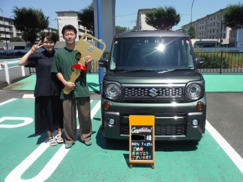 本日はご納車おめでとうございます。